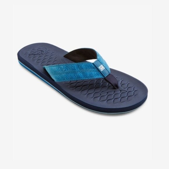Quiksilver Men's Lanai Flip-Flops Blue- 9 - Picture 1 of 7